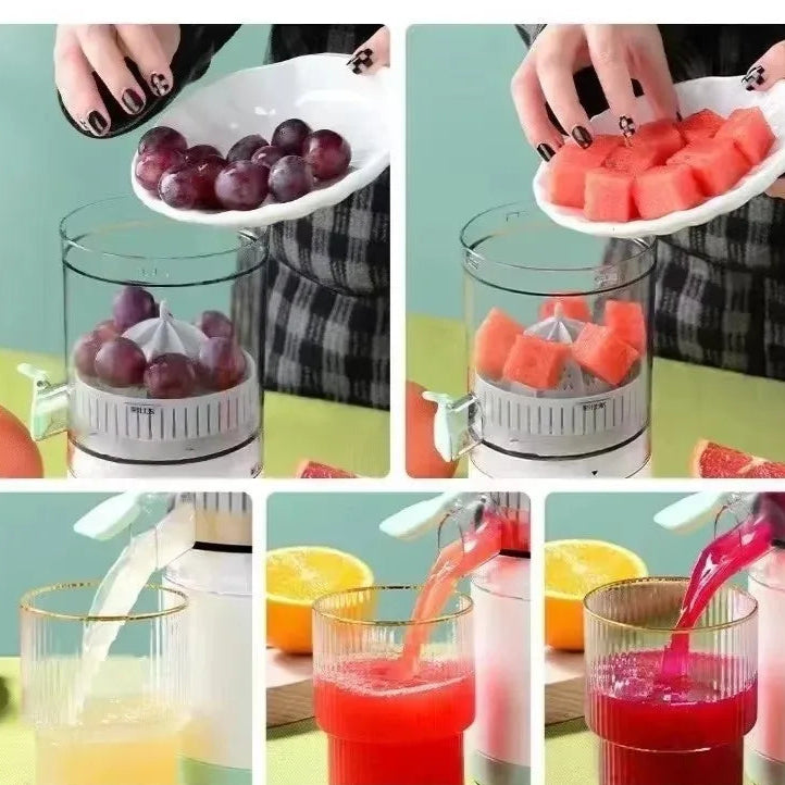Wireless Juicer Automatic Orange Lemon Juicer USB Charge Juice Separator Portable Fruit Extractor Squeezer Pressure Juicers